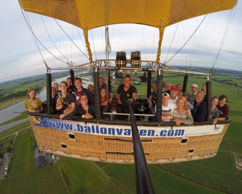 Ballonvaart naar Nieuwland met BAS Ballonvaarten